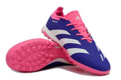 Adidas Predator 24 Elite TF Low-Tops Soccer Shoes - Blue/White/Pink