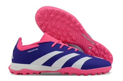 Adidas Predator 24 Elite TF Low-Tops Soccer Shoes - Blue/White/Pink