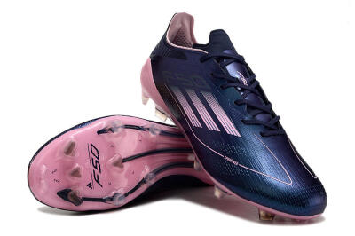Adidas F50 Elite FG Low-Tops Soccer Cleats - Blue/Pink/Black