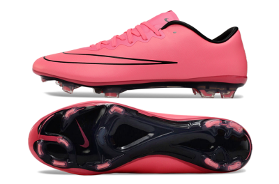 Nike Mercurial Vapor 10 FG Low-Tops Soccer Cleats - Pink/Black