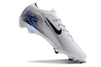Nike Air Zoom Mercurial Vapor 16 Elite FG Low-Tops Soccer Cleats - Grey/Black/Blue