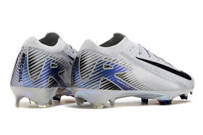 Nike Air Zoom Mercurial Vapor 16 Elite FG Low-Tops Soccer Cleats - Grey/Black/Blue