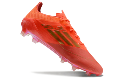 Adidas F50 Elite FG Low-Tops Soccer Cleats - Red/Gold