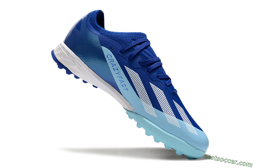 Adidas X Speedportal.1 TF Low-Tops Soccer Shoes - Blue/White/Jade 4