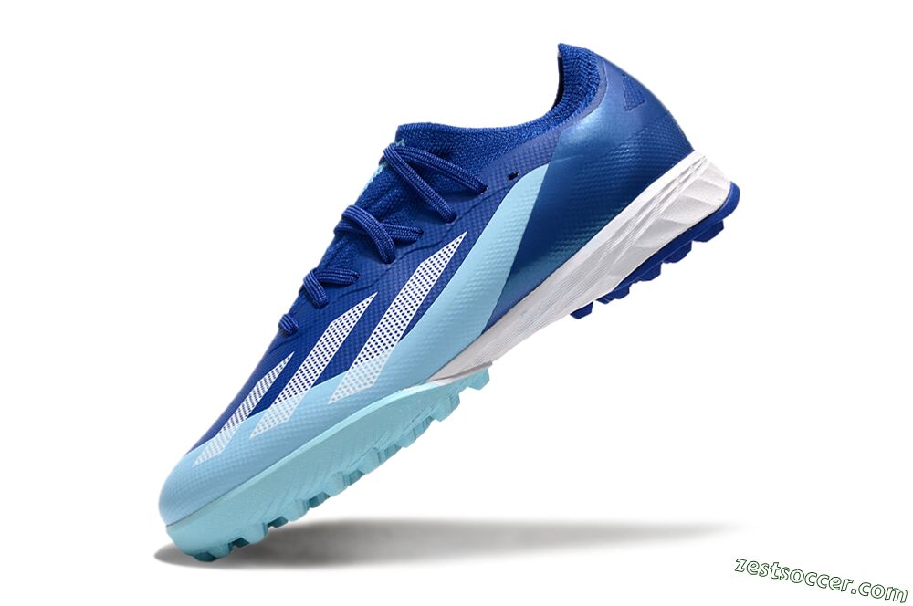 Adidas X Speedportal.1 TF Low-Tops Soccer Shoes - Blue/White/Jade 5