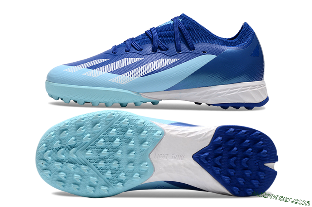 Adidas X Speedportal.1 TF Low-Tops Soccer Shoes - Blue/White/Jade 1