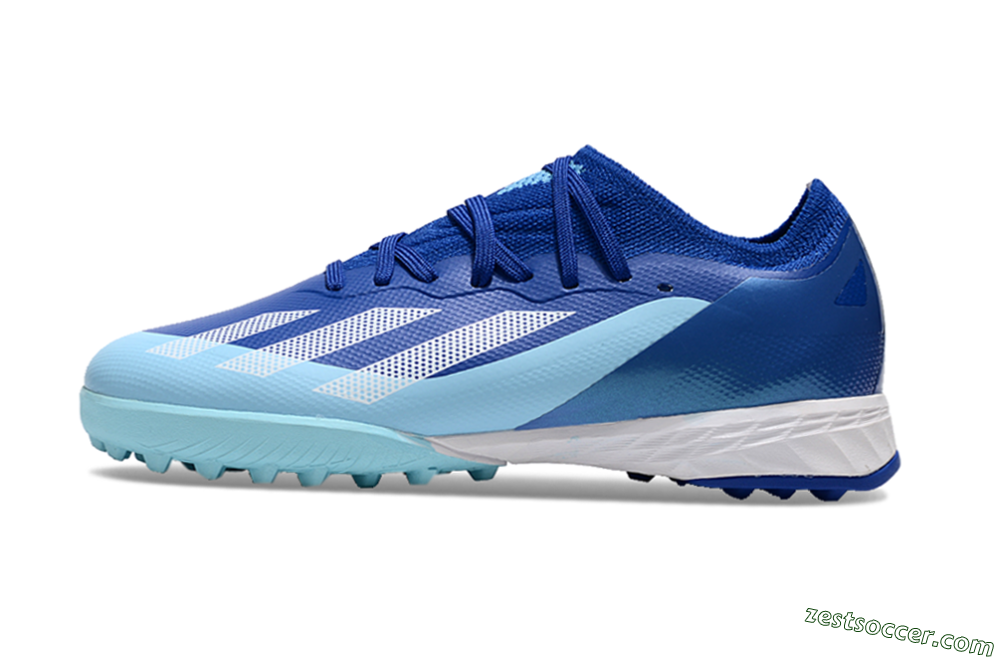 Adidas X Speedportal.1 TF Low-Tops Soccer Shoes - Blue/White/Jade 2