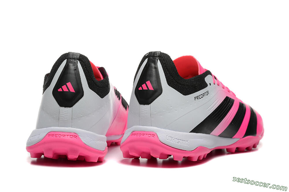 Adidas Predator 24 Elite TF Low-Tops Soccer Shoes - Pink/Black/White 6
