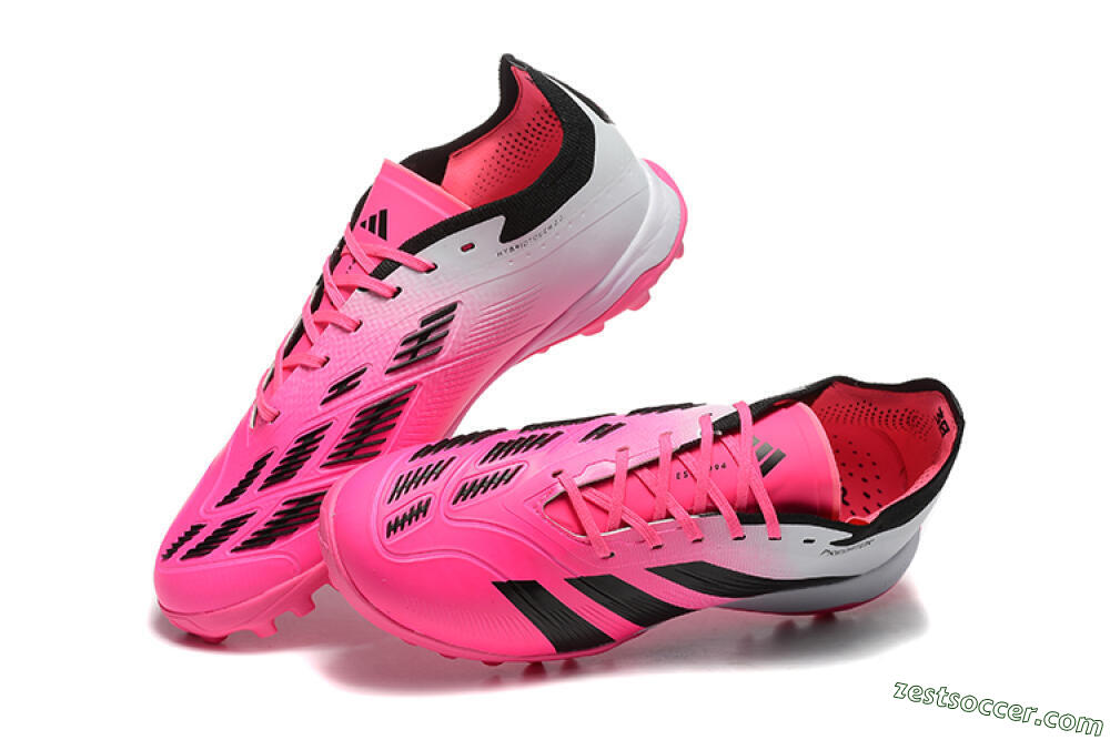 Adidas Predator 24 Elite TF Low-Tops Soccer Shoes - Pink/Black/White 3