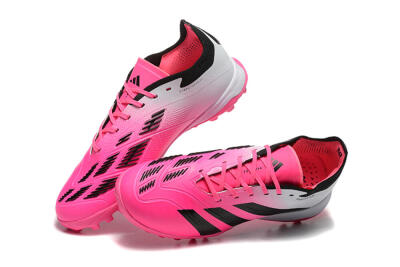 Adidas Predator 24 Elite TF Low-Tops Soccer Shoes - Pink/Black/White