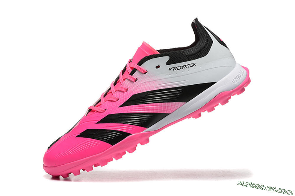 Adidas Predator 24 Elite TF Low-Tops Soccer Shoes - Pink/Black/White 5