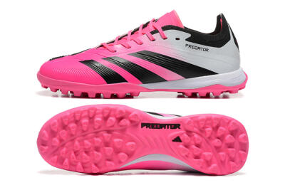 Adidas Predator 24 Elite TF Low-Tops Soccer Shoes - Pink/Black/White