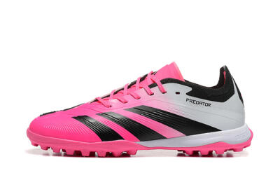 Adidas Predator 24 Elite TF Low-Tops Soccer Shoes - Pink/Black/White