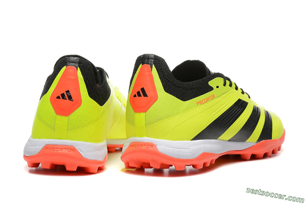 Adidas Predator 24 Elite TF Low-Tops Soccer Shoes - Yellow/Black/Red 6