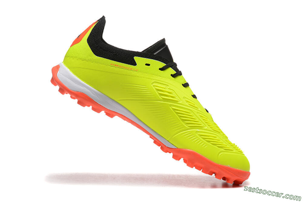 Adidas Predator 24 Elite TF Low-Tops Soccer Shoes - Yellow/Black/Red 4