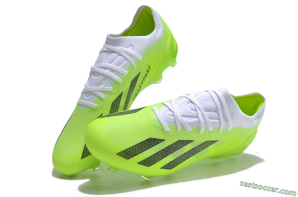 Adidas X Speedportal.1 FG Low-Tops Soccer Cleats - Yellow/Black/White 2