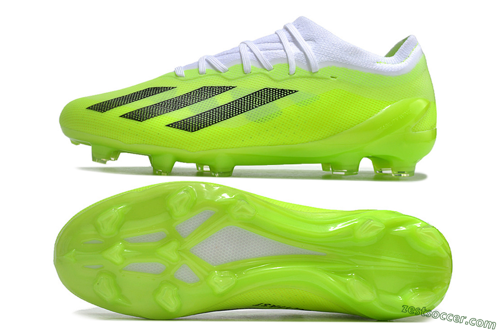 Adidas X Speedportal.1 FG Low-Tops Soccer Cleats - Yellow/Black/White 1