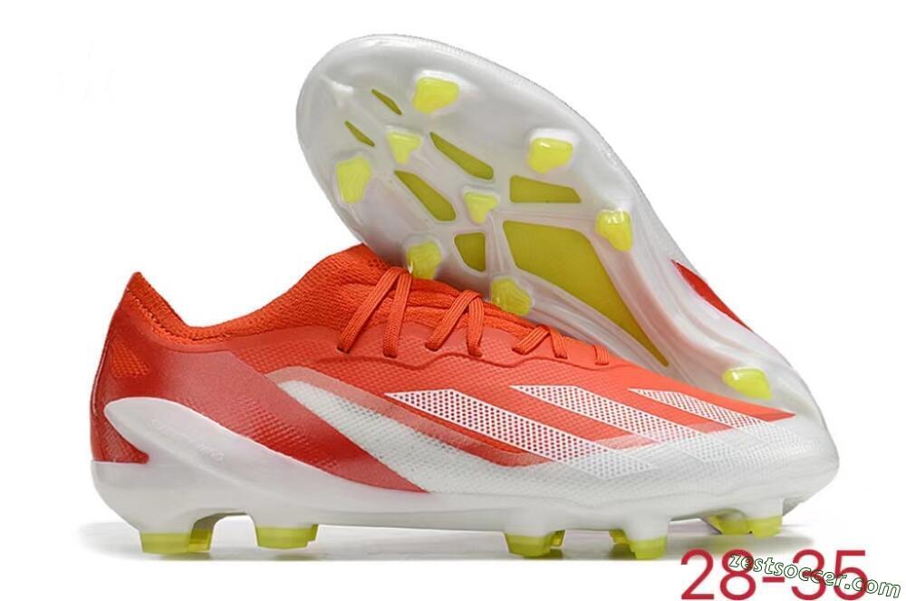 Adidas X Speedportal.1 FG Low-Tops Soccer Cleats - Red/White/Yellow 0