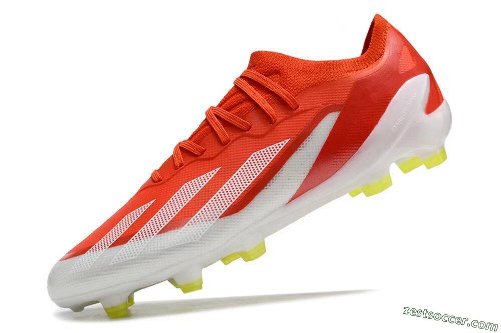 Adidas X Speedportal.1 FG Low-Tops Soccer Cleats - Red/White/Yellow 5
