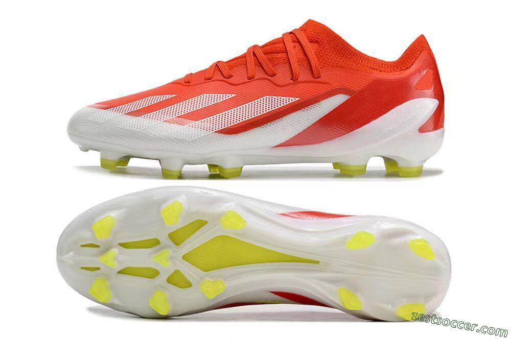 Adidas X Speedportal.1 FG Low-Tops Soccer Cleats - Red/White/Yellow 1