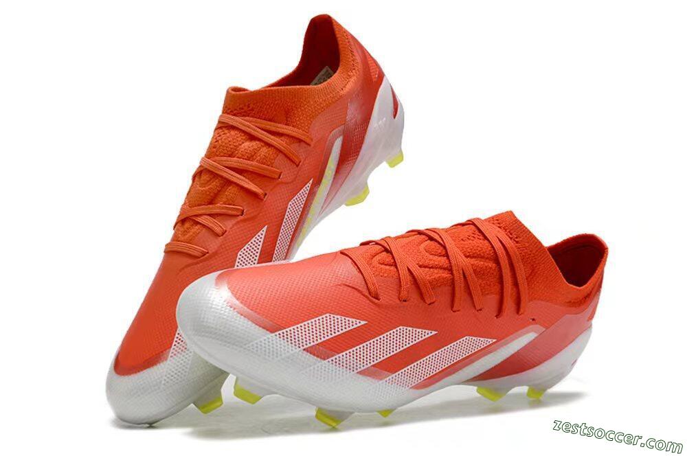 Adidas X Speedportal.1 FG Low-Tops Soccer Cleats - Red/White/Yellow 3