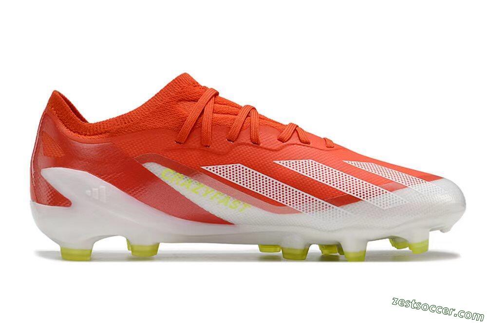 Adidas X Speedportal.1 FG Low-Tops Soccer Cleats - Red/White/Yellow 7