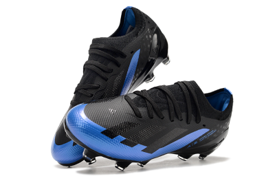 Adidas X Speedportal.1 FG Low-Tops Soccer Cleats - Black/Blue