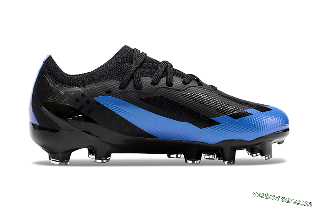 Adidas X Speedportal.1 FG Low-Tops Soccer Cleats - Black/Blue 6