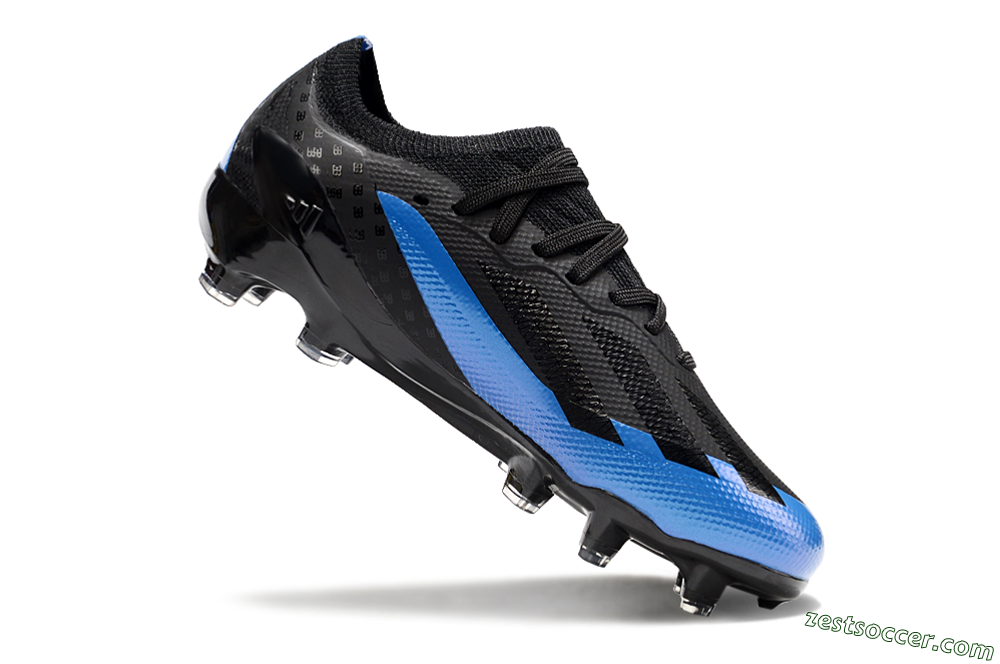 Adidas X Speedportal.1 FG Low-Tops Soccer Cleats - Black/Blue 4