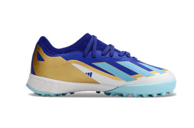 Adidas X Speedportal.1 TF Low-Tops Soccer Shoes - Blue/Gold/White