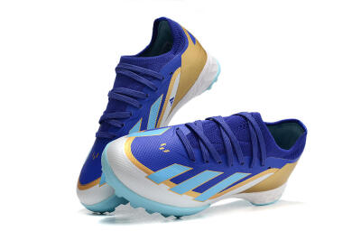 Adidas X Speedportal.1 TF Low-Tops Soccer Shoes - Blue/Gold/White