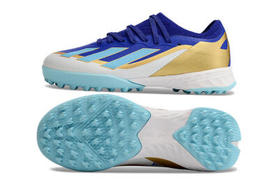 Adidas X Speedportal.1 TF Low-Tops Soccer Shoes - Blue/Gold/White
