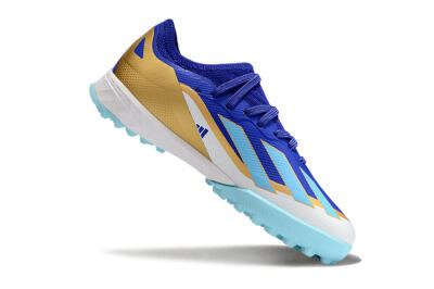 Adidas X Speedportal.1 TF Low-Tops Soccer Shoes - Blue/Gold/White