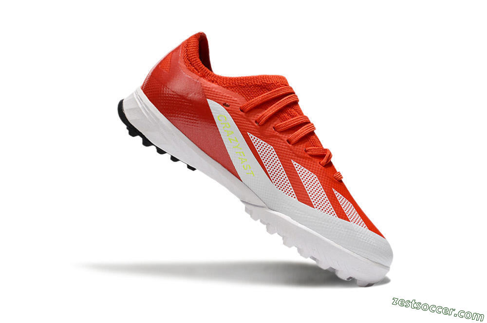 Adidas X Speedportal.1 TF Low-Tops Soccer Shoes - Red/White/Black 4