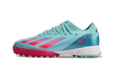 Adidas X Speedportal.1 TF Low-Tops Soccer Shoes - Jade/Pink/Purple