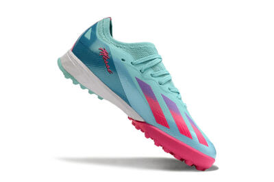 Adidas X Speedportal.1 TF Low-Tops Soccer Shoes - Jade/Pink/Purple