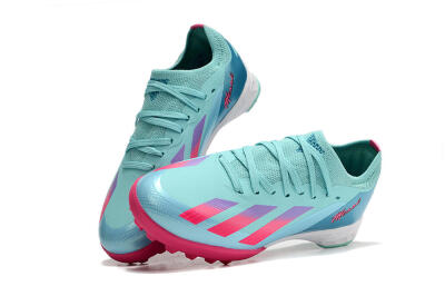 Adidas X Speedportal.1 TF Low-Tops Soccer Shoes - Jade/Pink/Purple