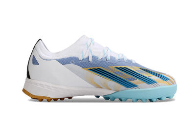 Adidas X Speedportal.1 TF Low-Tops Soccer Shoes - White/Gold/Blue