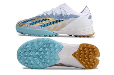 Adidas X Speedportal.1 TF Low-Tops Soccer Shoes - White/Gold/Blue