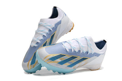 Adidas X Speedportal.1 TF Low-Tops Soccer Shoes - White/Gold/Blue