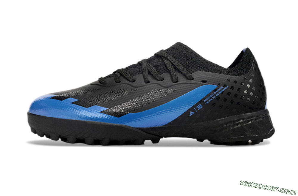 Adidas X Speedportal.1 TF Low-Tops Soccer Shoes - Black/Blue 2