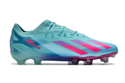 Adidas X Speedportal.1 FG Low-Tops Soccer Cleats - Jade/Pink/Purple