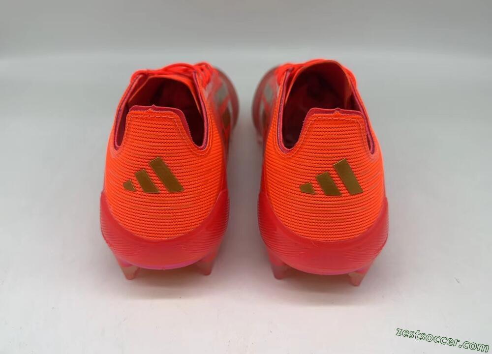 Adidas F50 Elite FG Low-Tops Soccer Cleats - Red/Gold
