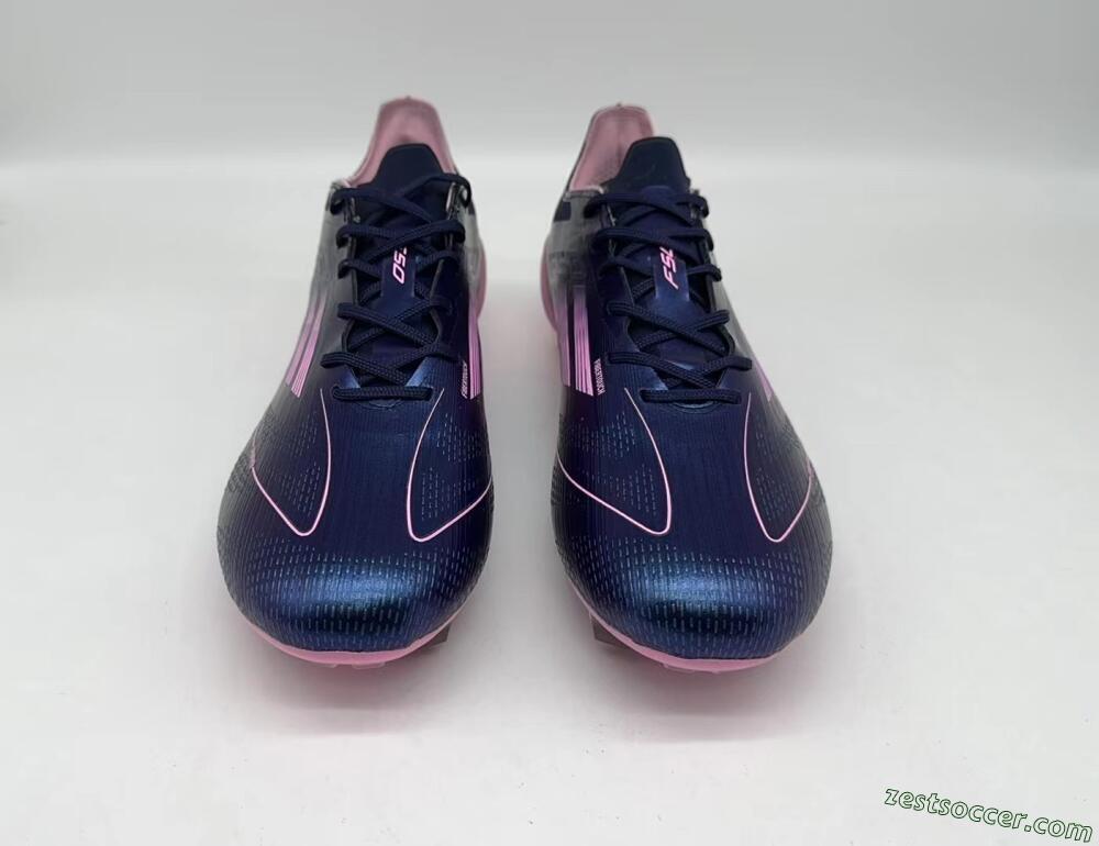 Adidas F50 Elite FG Low-Tops Soccer Cleats - Blue/Pink/Black