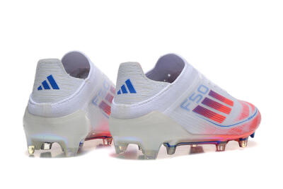 Adidas F50 Elite FG Low-Tops Soccer Cleats - White/Red/Blue