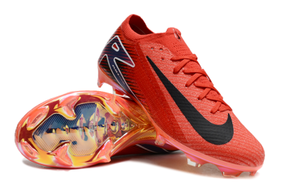 Nike Air Zoom Mercurial Vapor 16 Elite FG Low-Tops Soccer Cleats - Red/Black/White/Gold