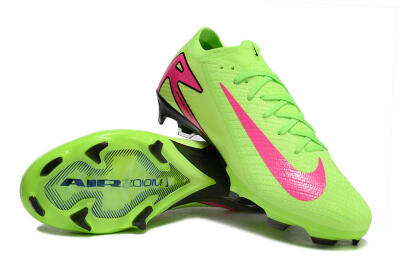 Nike Air Zoom Mercurial Vapor 16 Elite FG Low-Tops Soccer Cleats - Jade/Pink/Black