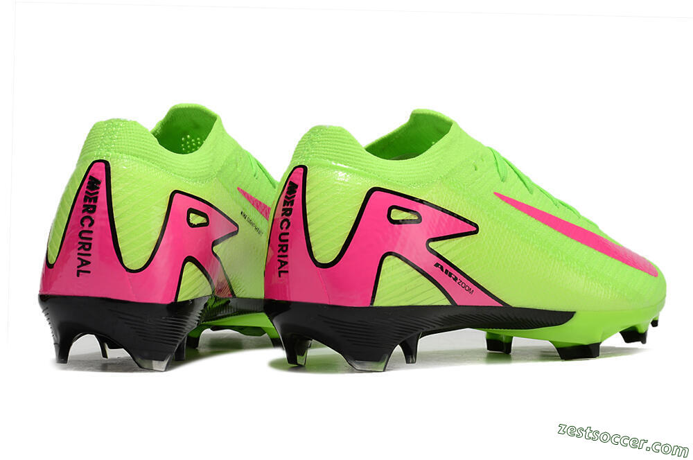 Nike Air Zoom Mercurial Vapor 16 Elite FG Low-Tops Soccer Cleats - Jade/Pink/Black 6