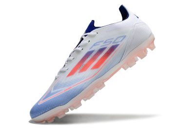 Adidas F50 Elite AG Low-Tops Soccer Cleats - White/Blue/Red