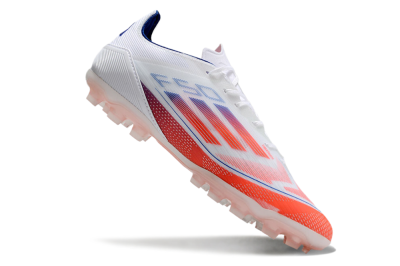 Adidas F50 Elite AG Low-Tops Soccer Cleats - White/Red/Blue